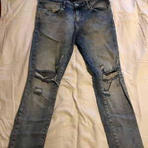 REPRESENT
 bleach wash destroyer denim